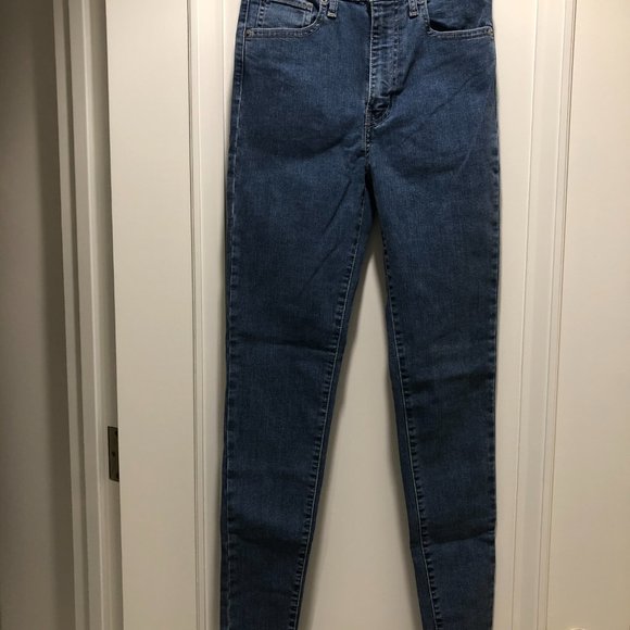 Levi's Premium MILE HIGH SUPER SKINNY WOMEN'S JEANS Size 27 - Picture 5 of 6